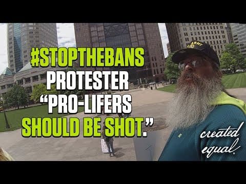 Thumbnail for #StopTheBans Protester: Pro-Lifers Should Be Shot