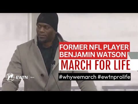 Thumbnail for Former NFL Player Benjamin Watson at the March for Life 2024 Rally | January 19, 2024