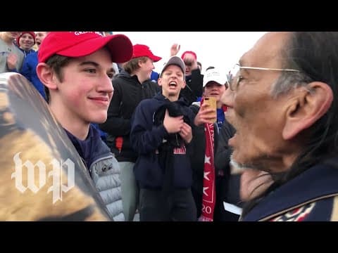 Thumbnail for Native American elder Nathan Phillips, teen Nick Sandmann give versions of encounter