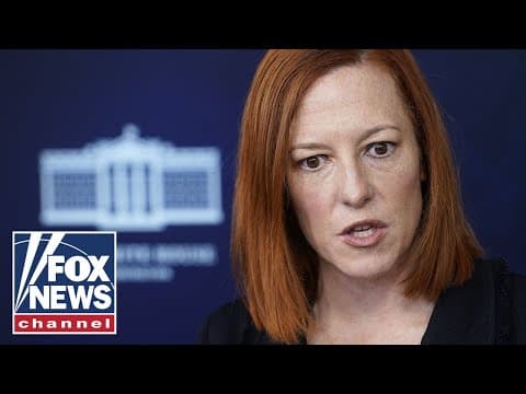 Thumbnail for Pro-life activist slams Psaki's 'sexist' response to question on Texas abortion law