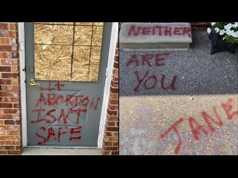 Thumbnail for Pro-life pregnancy center vandalized with death threats