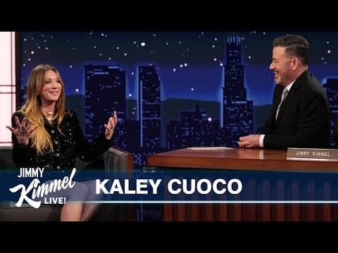 Thumbnail for Kaley Cuoco on Flying with a Baby, Her Partner Never Seeing Big Bang & Playing an Assassin Pregnant