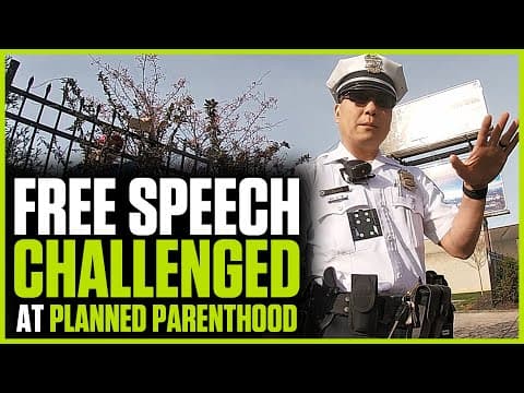 Thumbnail for Police Hassle Pro-Lifers at Planned Parenthood