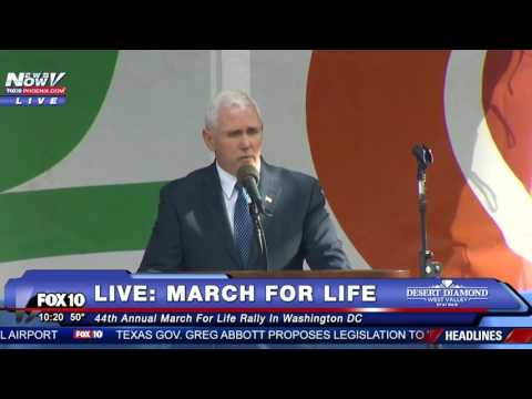 Thumbnail for FNN: Vice President Mike Pence Speech March For Life 2017 Washington DC