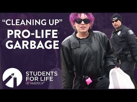 Thumbnail for Pro-Choice Students Try To Steal Pro-Life Cemetery Of The Innocents at the University of Michigan