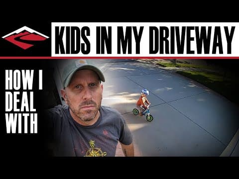 Thumbnail for How I Deal With Kids Playing in My Driveway | The Saga of My Driveway Racetrack