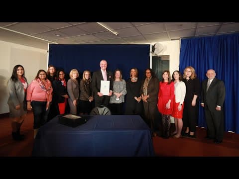 Thumbnail for Governor Murphy Signs Legislation Funding Family Planning Services