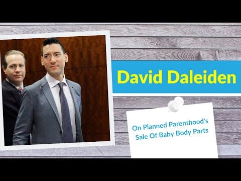 Thumbnail for Undercover Journalist Of Planned Parenthood Videos, David Daleiden, Speaks Out About Court Case