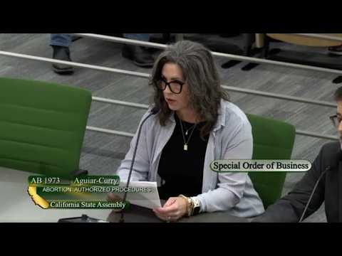 Thumbnail for AB 1973 FULL Asm Health Hearing: Expanding Late-Term Abortions by Non-Physicians? | CFC Testifies