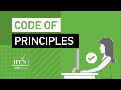 Thumbnail for What's the code of principles of the International Fact-Checking Network?
