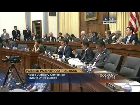 Thumbnail for Franks Statement at Planned Parenthood Hearing