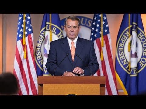 Thumbnail for Boehner: We Will "Protect the Values that We Hold Dear”