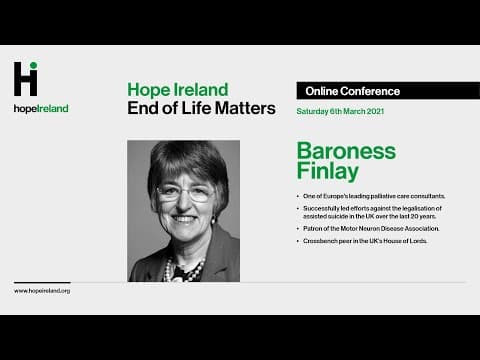 Thumbnail for Baroness Ilora Finlay: Palliative Care - End of Life Matters Conference, 6 March 2021