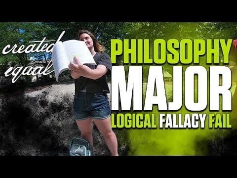 Thumbnail for Philosophy Student Ignores Logical Fallacy: Get's Called Out