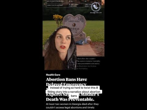 Thumbnail for Georgia woman dies following complications from abortion pills