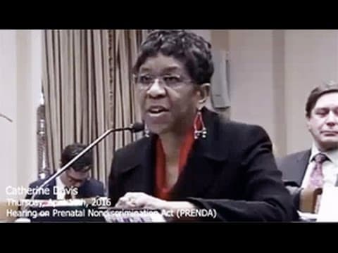 Thumbnail for Catherine Davis: Hearing on Prenatal Nondiscrimination Act (PRENDA)