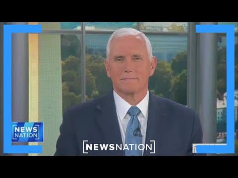 Thumbnail for Mike Pence on 2024, abortion, Hunter Biden laptop, Jan. 6 |  The Hill