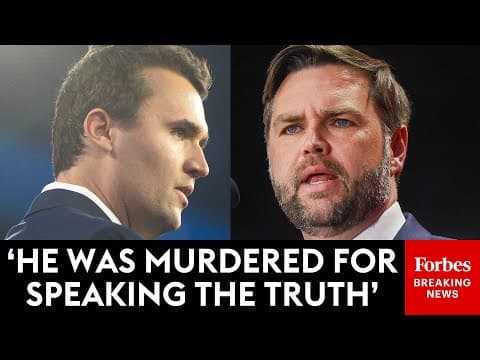 Thumbnail for FULL REMARKS: JD Vance Delivers Moving Tribute To Charlie Kirk At TPUSA Founder's Memorial
