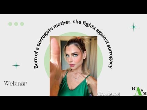 Thumbnail for Born of a surrogate mother, she fights against surrogacy