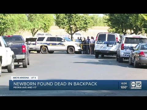 Thumbnail for Phoenix police investigating newborn found dead near 25th and Peoria avenues