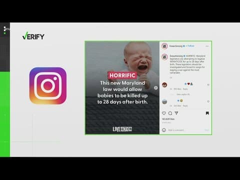 Thumbnail for VERIFY: No, an abortion bill does not allow for babies to be killed 28 days after birth