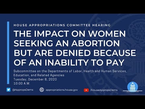 Thumbnail for The Impact on Women Seeking an Abortion but are Denied Because of an Inability to Pay -EventID=11109