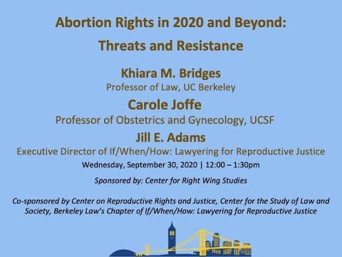 Thumbnail for Abortion Rights in 2020 and Beyond: Threats and Resistance
