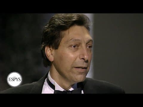 Thumbnail for Jim Valvano's inspiring ‘Don’t give up ... Don’t ever give up!’ speech at The ESPYS | ESPN Archive