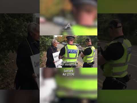 Thumbnail for 75-year-old Rose Docherty has been arrested AGAIN for holding a sign