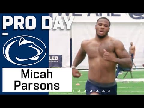 Thumbnail for Micah Parsons FULL Pro Day Highlights