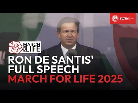 Thumbnail for Gov. Ron de Santis' Full Speech | 2025 March for Life