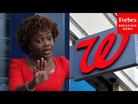 Thumbnail for 'Unacceptable And Dangerous': White House Blasts Walgreens Pharmacy Abortion Pill Decision
