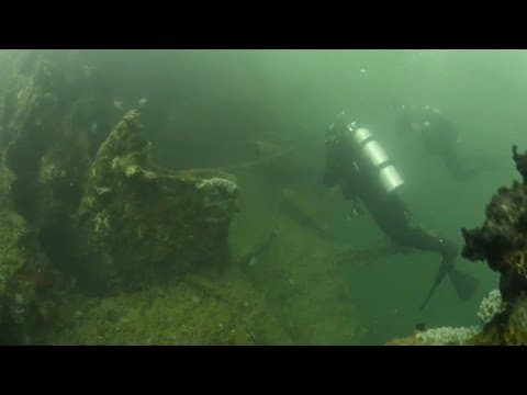 Thumbnail for Underwater Video of USS Utah Memorial in Pearl Harbor