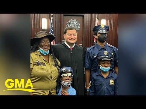 Thumbnail for 15 kids get adopted in an adorable Halloween-themed ceremony l GMA