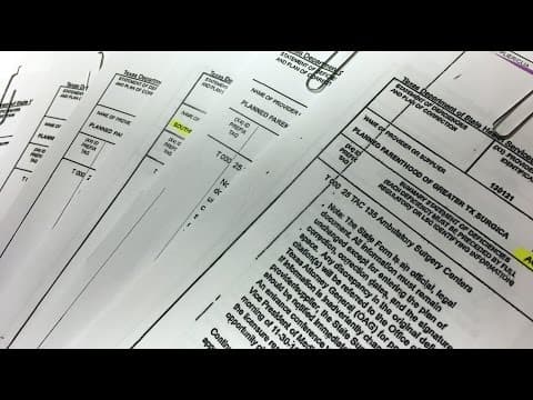 Thumbnail for PROOF! 16 OF 17 Texas Abortion Facilities FAILED Health Inspections