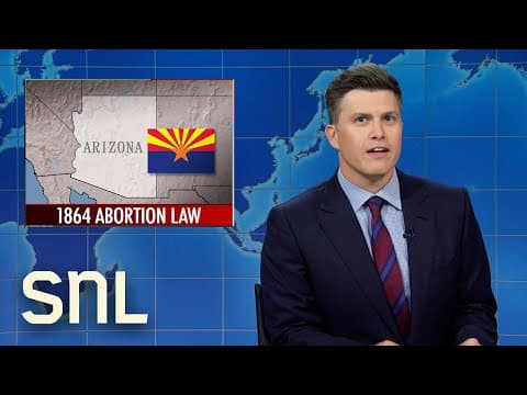 Thumbnail for Weekend Update: Trump's Abortion Ban Claims, O.J. Simpson Dies at 76 - SNL