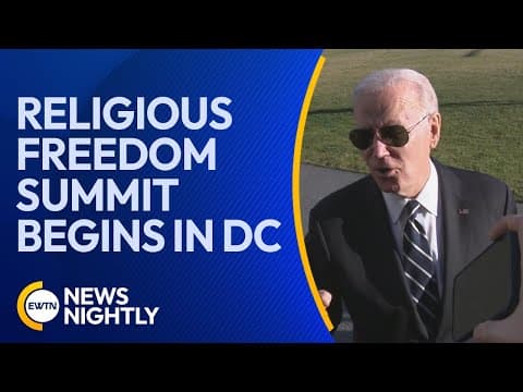 Thumbnail for President Biden Uses Pope Francis in Defense of Tax-Funded Abortions | EWTN News Nightly