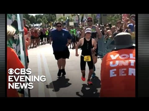 Thumbnail for Role model inspires boy with Down Syndrome to complete mini-triathalon
