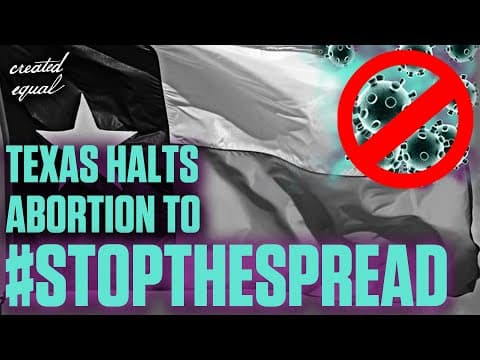 Thumbnail for TEXAS: ONLY STATE TO ENFORCE PUBLIC HEALTH ORDERS TO STOP THE SPREAD