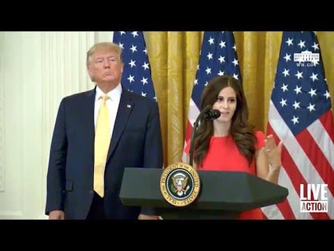 Thumbnail for Lila Rose speaks at White House on Pro Life Censorship