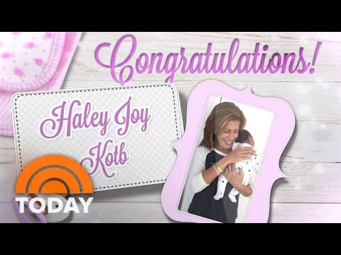 Thumbnail for Hoda Kotb Adopts A Baby Girl: Meet Haley Joy! | TODAY