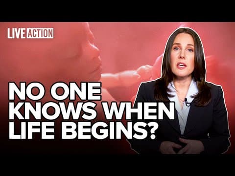 Thumbnail for The Pro-Life Reply to: "No One Knows When Life Begins"