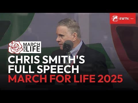 Thumbnail for Rep. Chris Smith's Full Speech | March for Life 2025