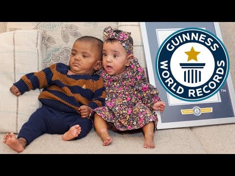 Thumbnail for Miracle Twins Born Four Months Premature - Guinness World Records
