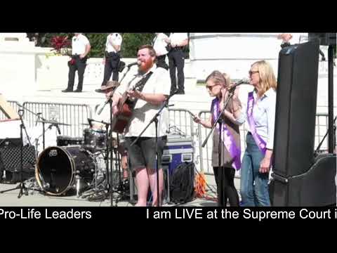Thumbnail for I am Live with thousands of Pro-Life and Pro-Abortion Protesters! Prayer Rally from the Supreme C...