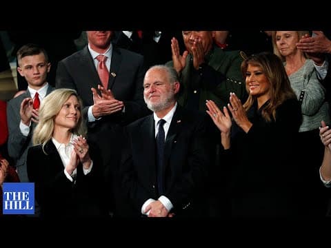 Thumbnail for Rush Limbaugh dead at 70, watch the moment Trump surprised him with Presidential Medal of Freedom