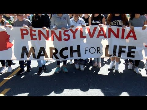 Thumbnail for Scenes from 'March For Life' at Pennsylvania State Capitol