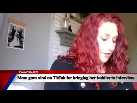 Thumbnail for Local mom talks about going viral on TikTok for video about bringing her son to a job interview.