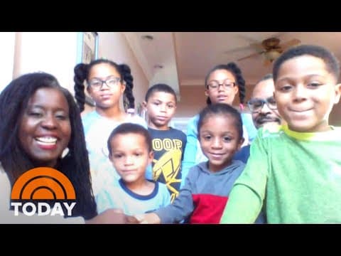 Thumbnail for Couple Raising 6 Adopted Siblings Receive Christmas Surprise | TODAY