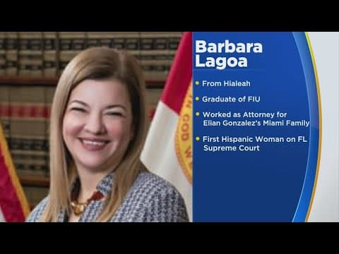 Thumbnail for South Florida's Judge Barbara Lagoa On President Trump's Short List For Supreme Court Nomination